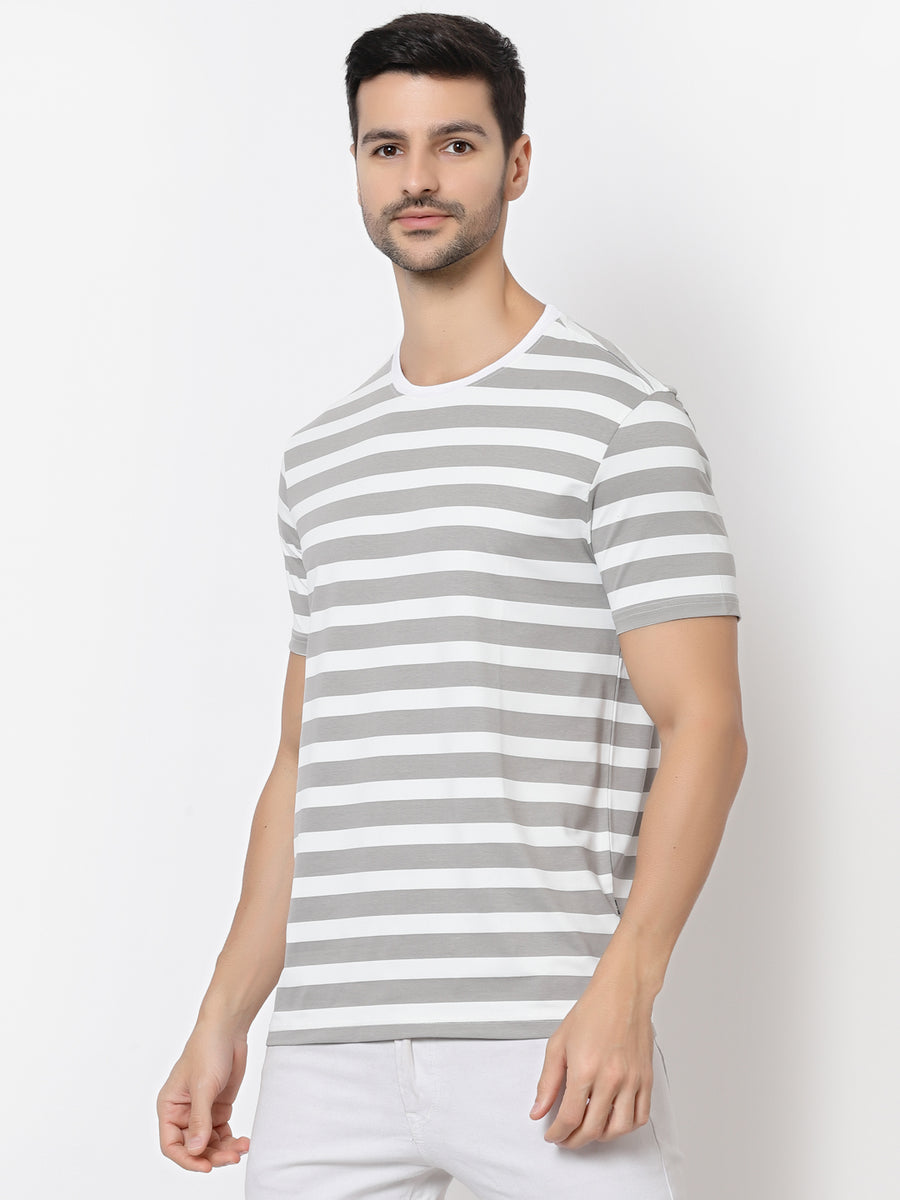 Grey Stripes Tshirt