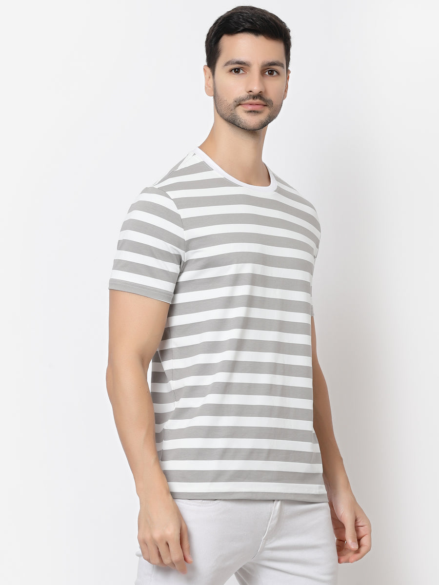 Grey Stripes Tshirt