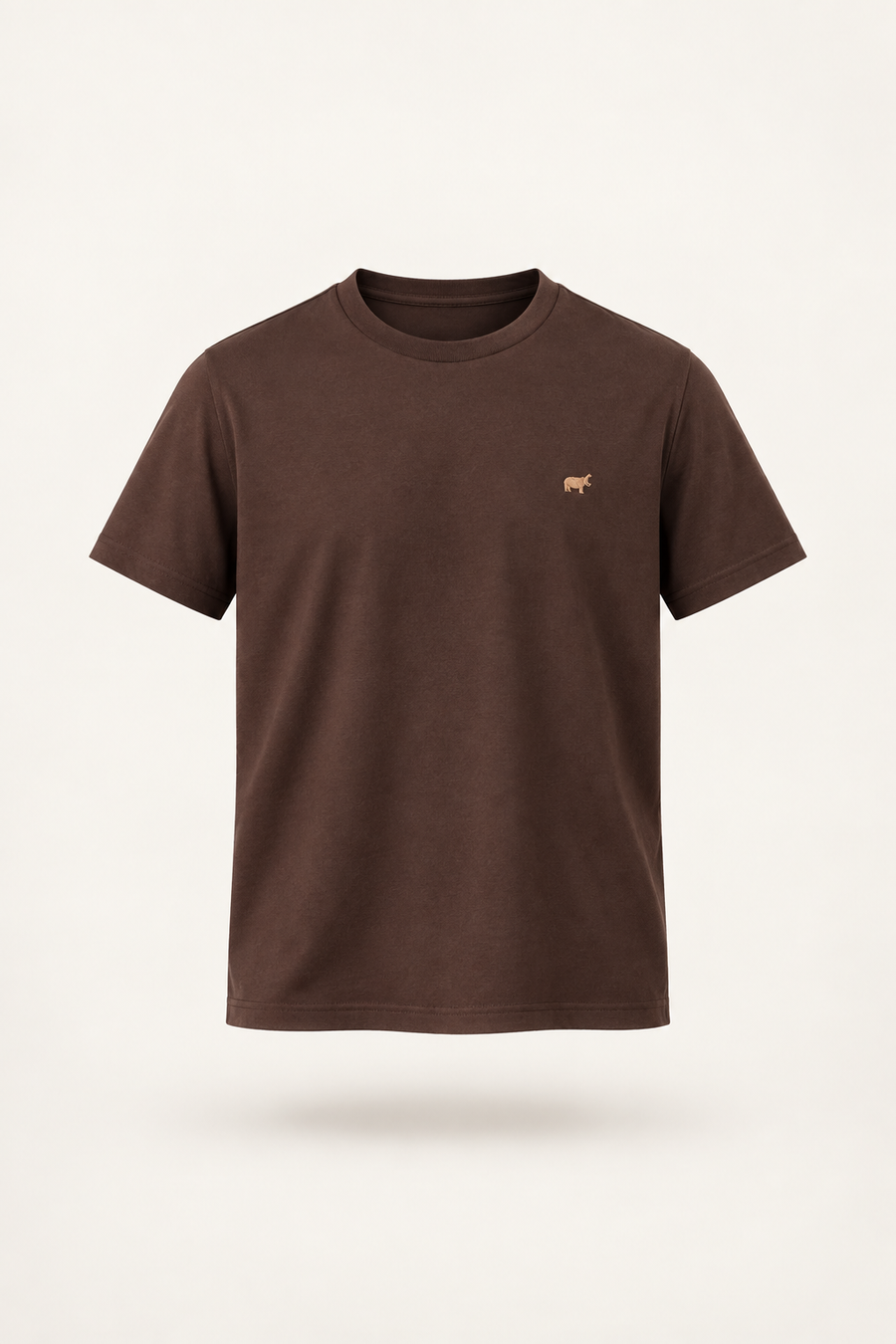 Tan Round Neck Tshirt