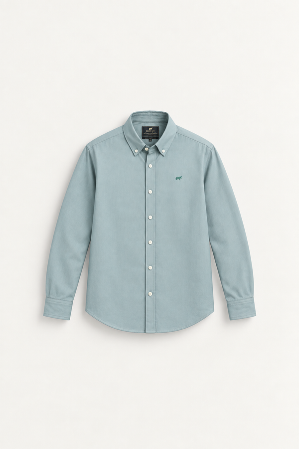 Mint Button-Down Shirt