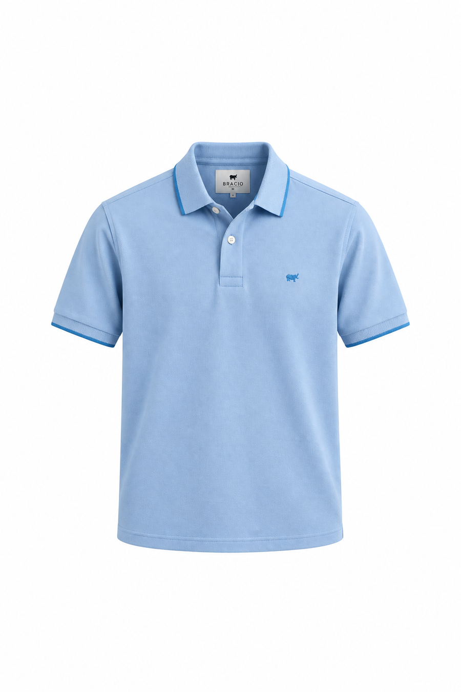 Melange Blue Polo Shirt