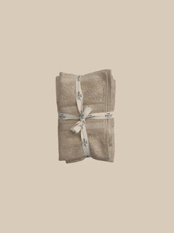 (PACK OF 2) Bamboo Cotton Hand Towels