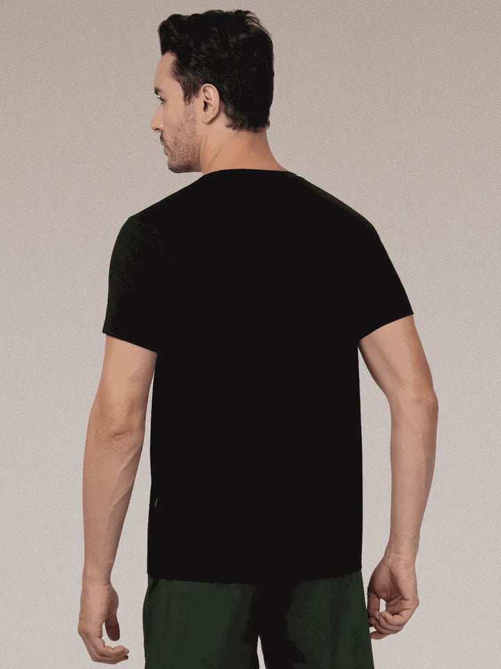 Black Round Neck T-shirt