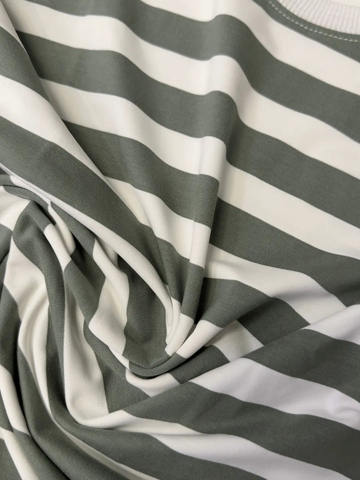 Pastel Green Stripe T-Shirt