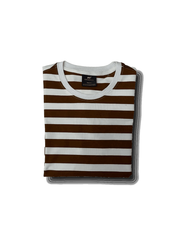 Tan Stripe T-Shirt