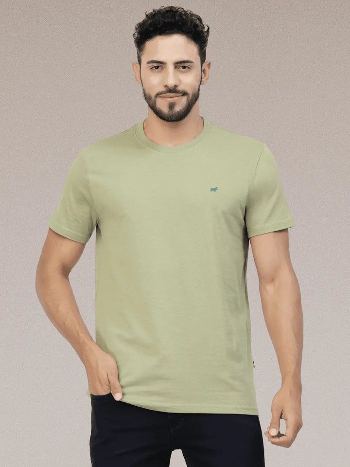 Basic Round Neck T-Shirt - Braclo