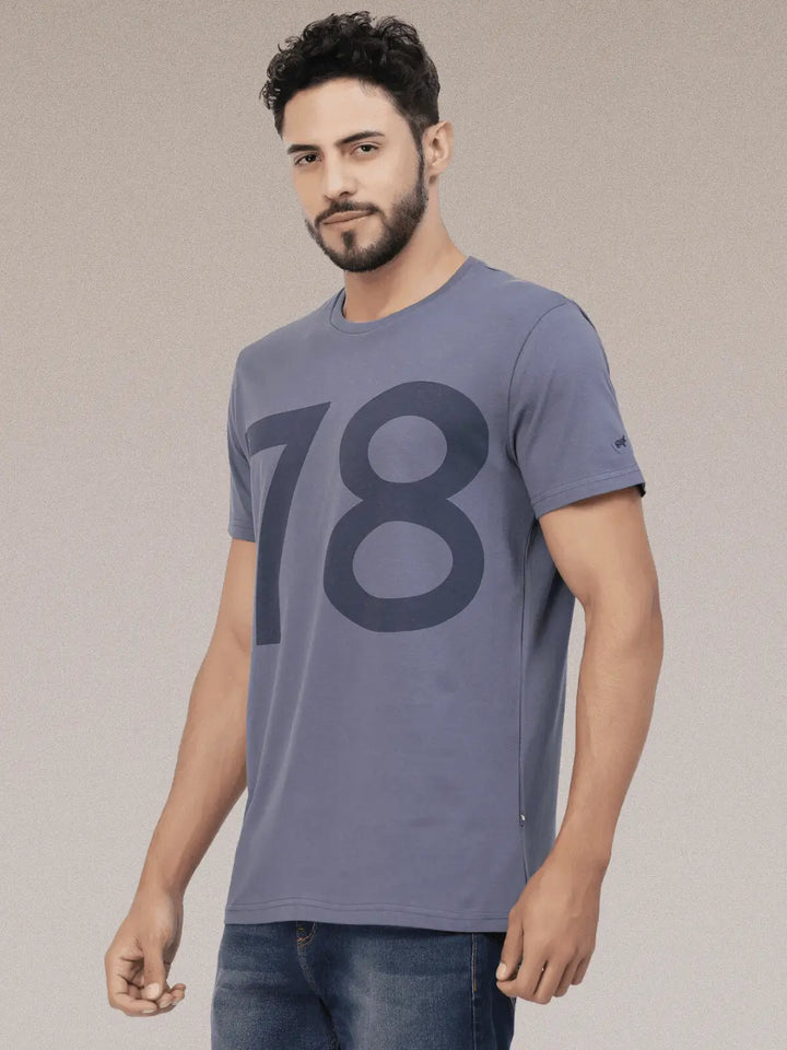 Printed Round Neck T-shirt