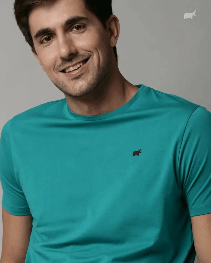 Basic Round Neck T-shirt - Braclo