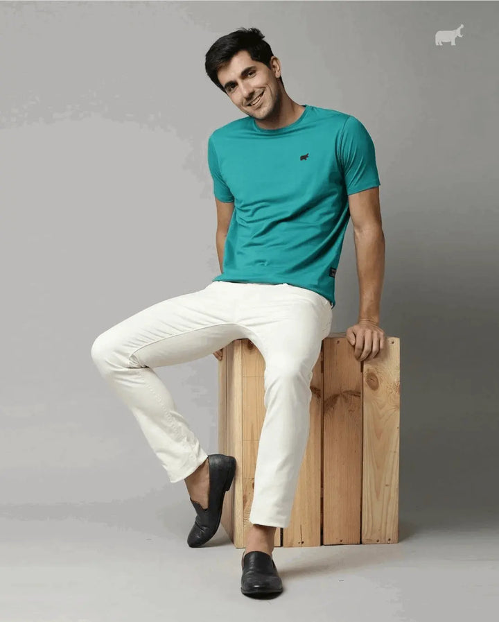 Basic Round Neck T-shirt - Braclo