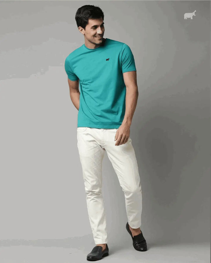 Basic Round Neck T-shirt - Braclo