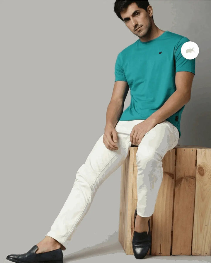 Basic Round Neck T-shirt - Braclo