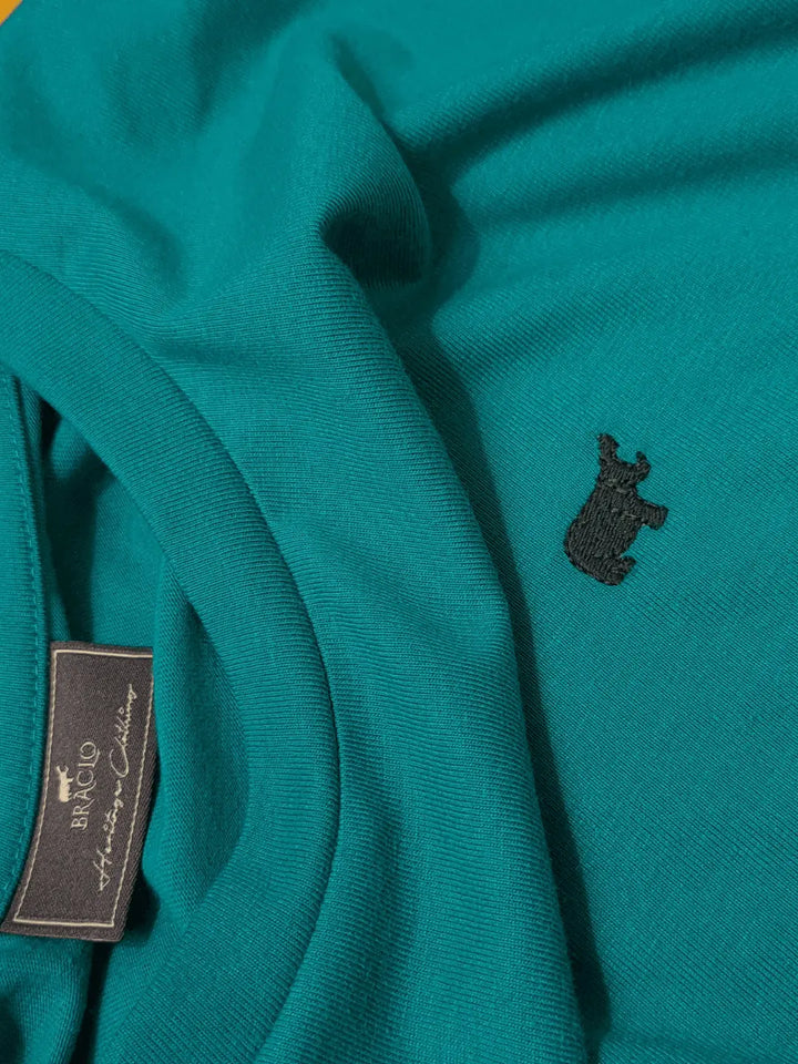 Basic Round Neck T-shirt - Braclo