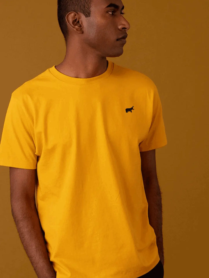 Basic Round Neck T-shirt - Braclo