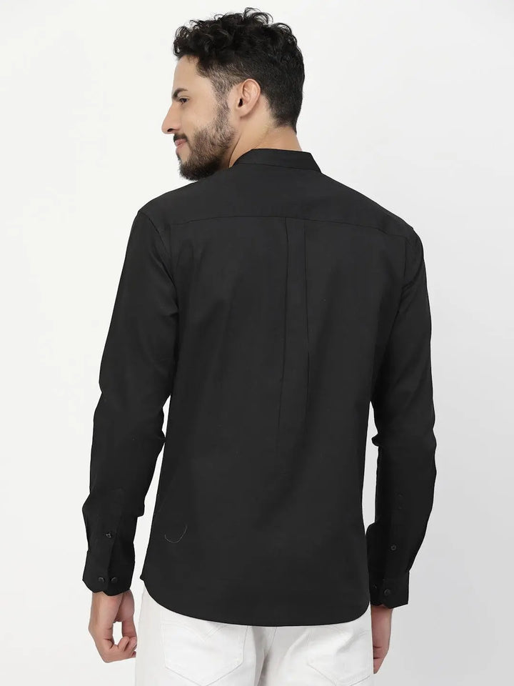 Easy Care Mandarin Casual Shirt - Braclo