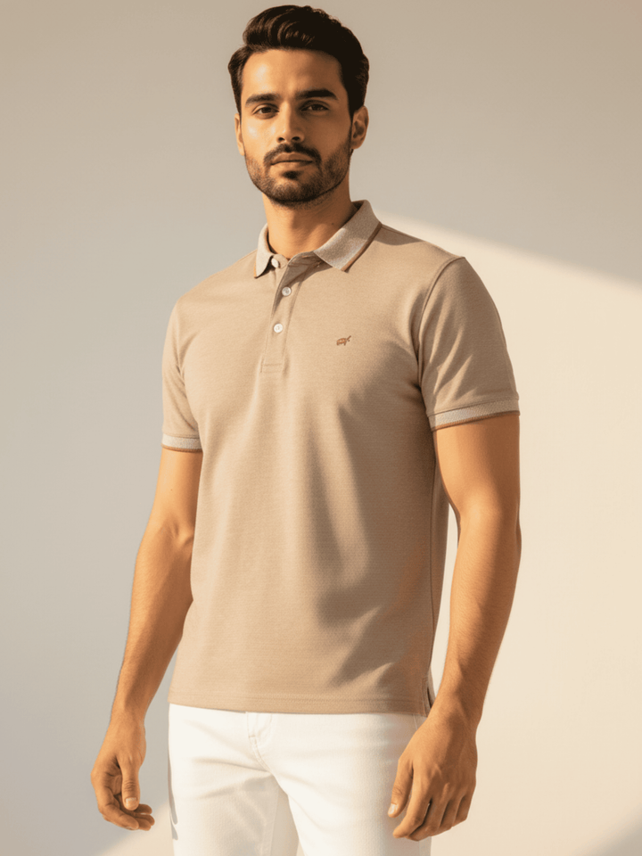 Textured Polo Sirocco Shirt - Braclo