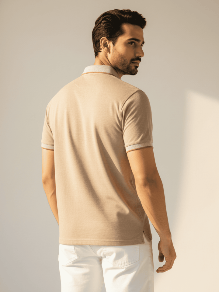 Textured Polo Sirocco Shirt - Braclo