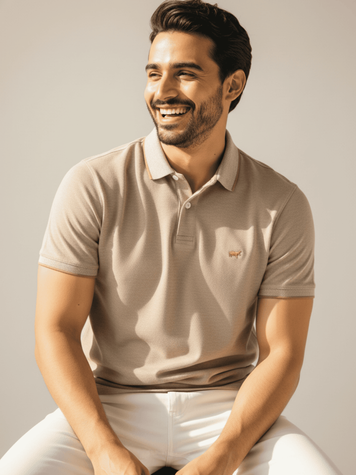 Textured Polo Sirocco Shirt - Braclo