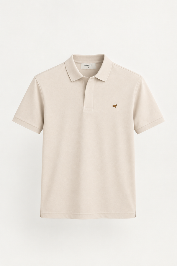 Beige Paris Polo Shirt