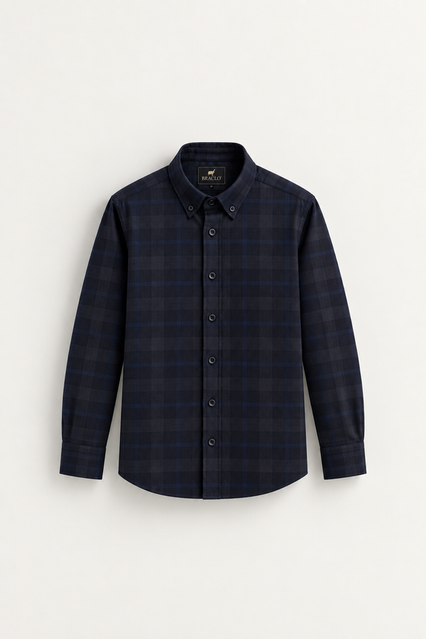 Charcoal Checked Shirt