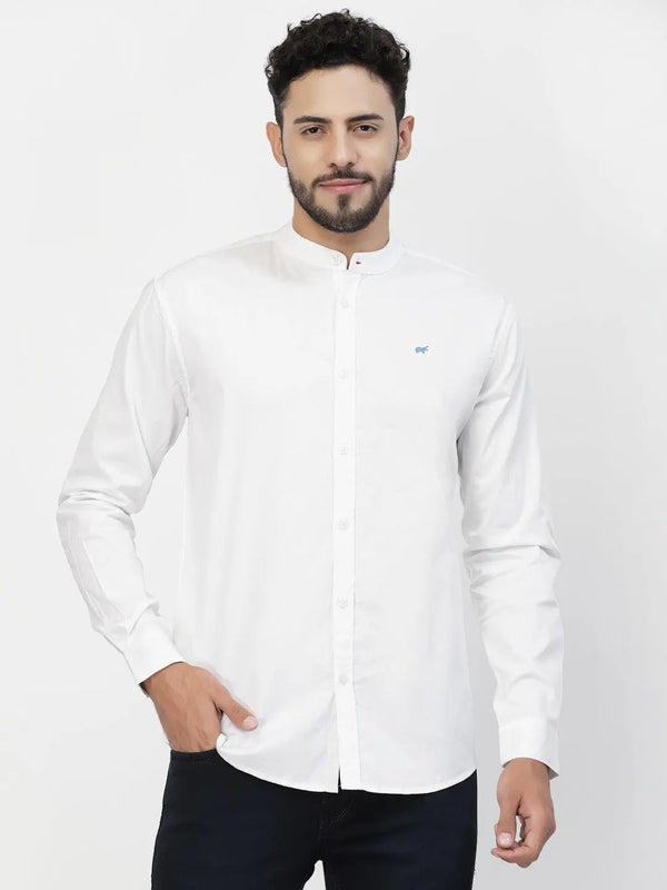 Easy Care Mandarin Casual Shirt - Braclo