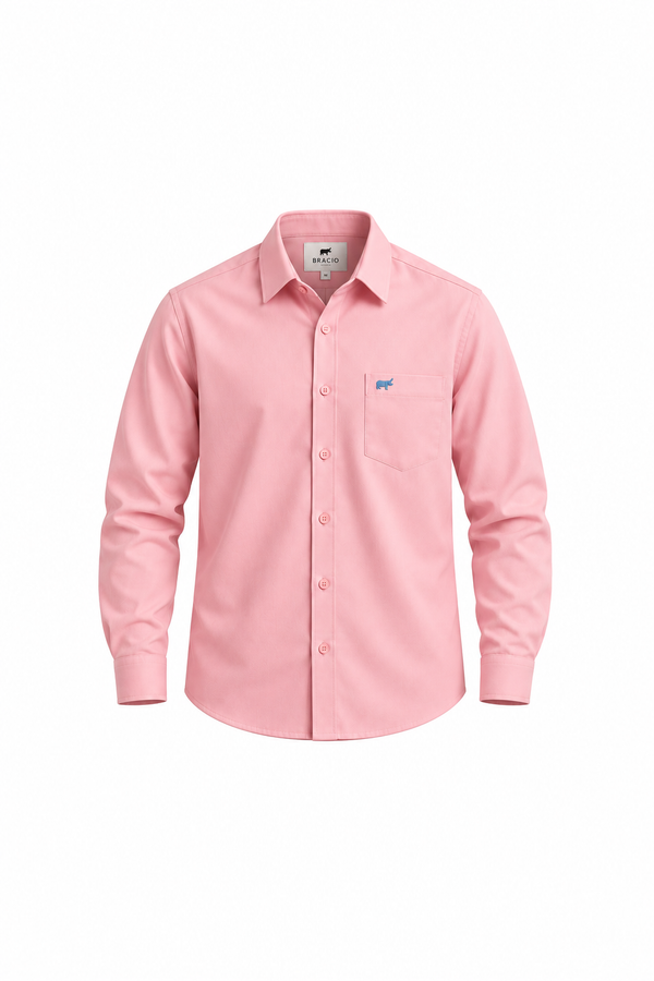 Pink Button-Down Shirt