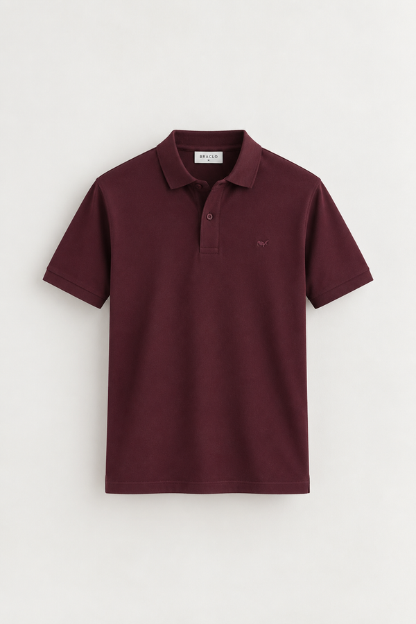 Maroon Paris Polo Shirt