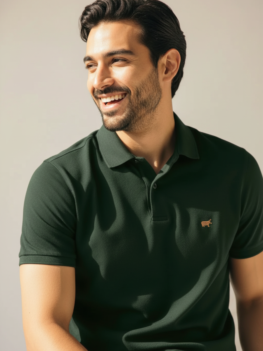 Pine Green Polo Shirt
