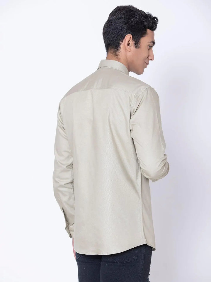 Caramel Double Pocket Casual Shirt - Braclo