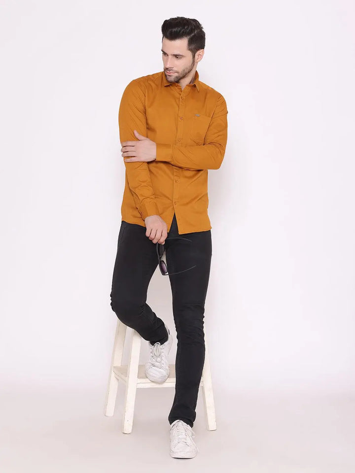 Slim Fit Twill Shirt - Braclo