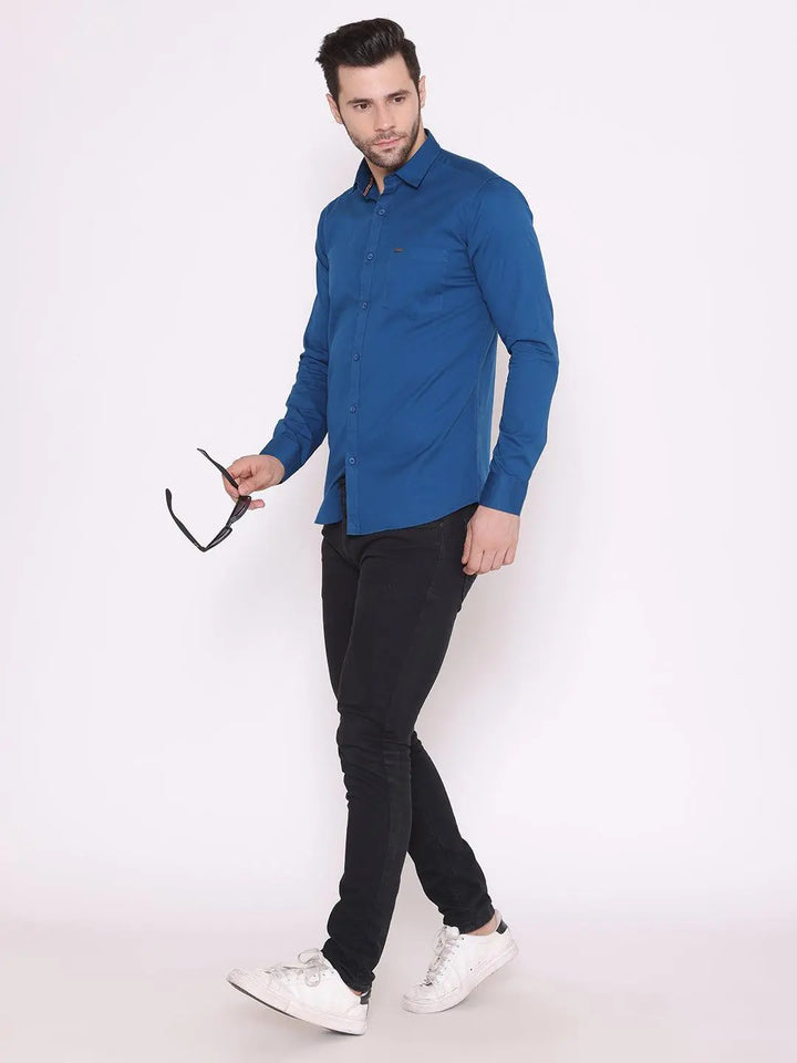 Slim Fit Twill Shirt - Braclo