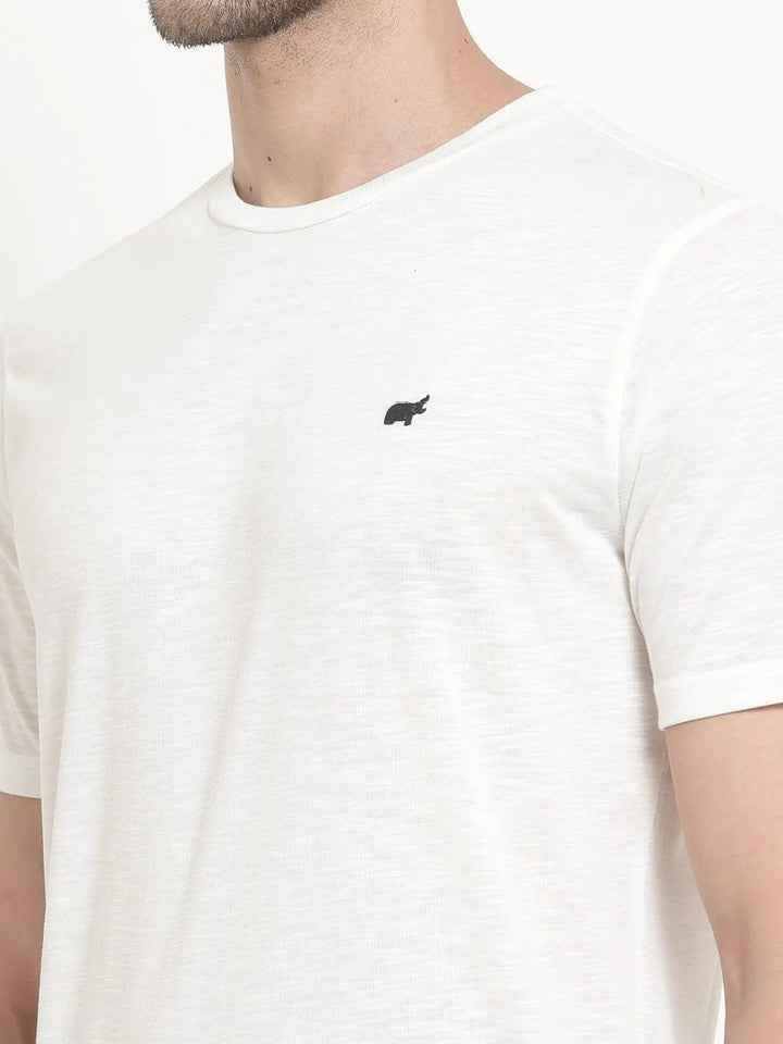 Basic Round Neck T-shirt - Braclo